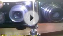 DIY 3D stereoscopic camera from two SONY dsc-w370